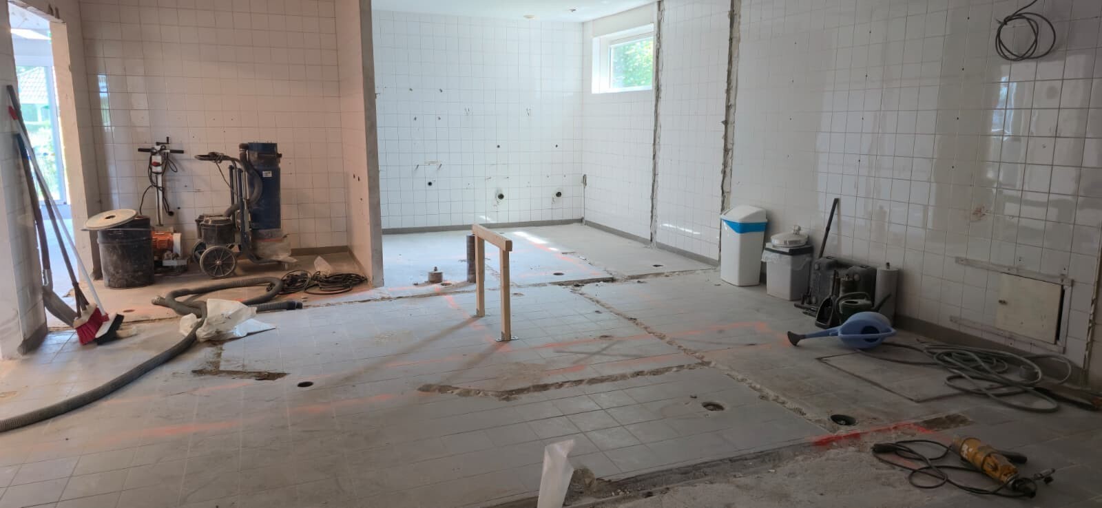 Toiletten leeg